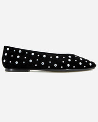 Studded Flat in Black