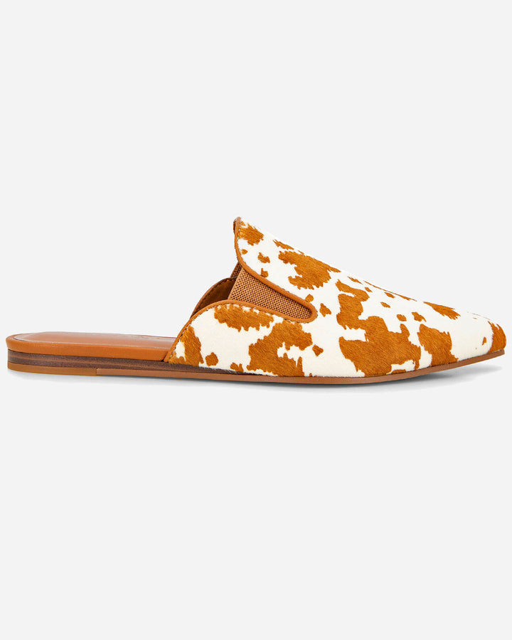 Caramel Print Mule