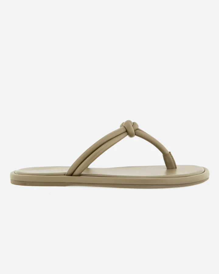 Leather Sandal in OliveEmpty